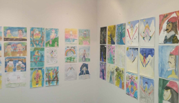 Έκθεση με τις ζωγραφιές των παιδιών που συμμετείχαν στο Δημιουργικό Σχολείο