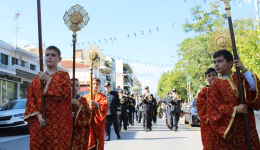 Πλήθος πιστών στον εορτασμό του Αγίου Δημητρίου στον ομώνυμο Ι.Ν. της Μεσσήνης